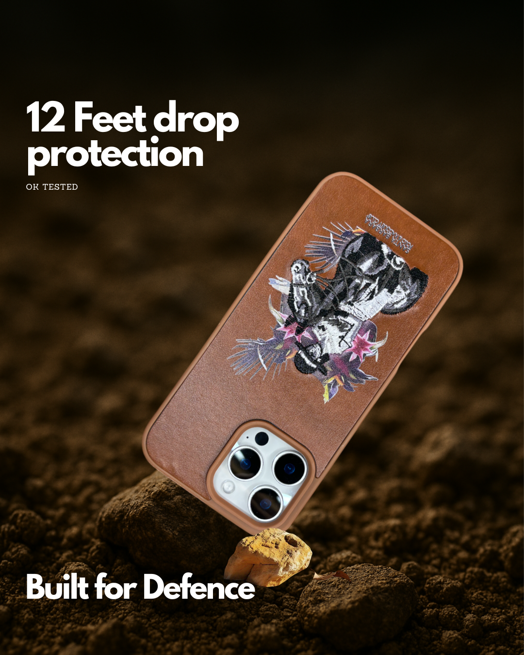 SB Premium Embroidered Leather Case