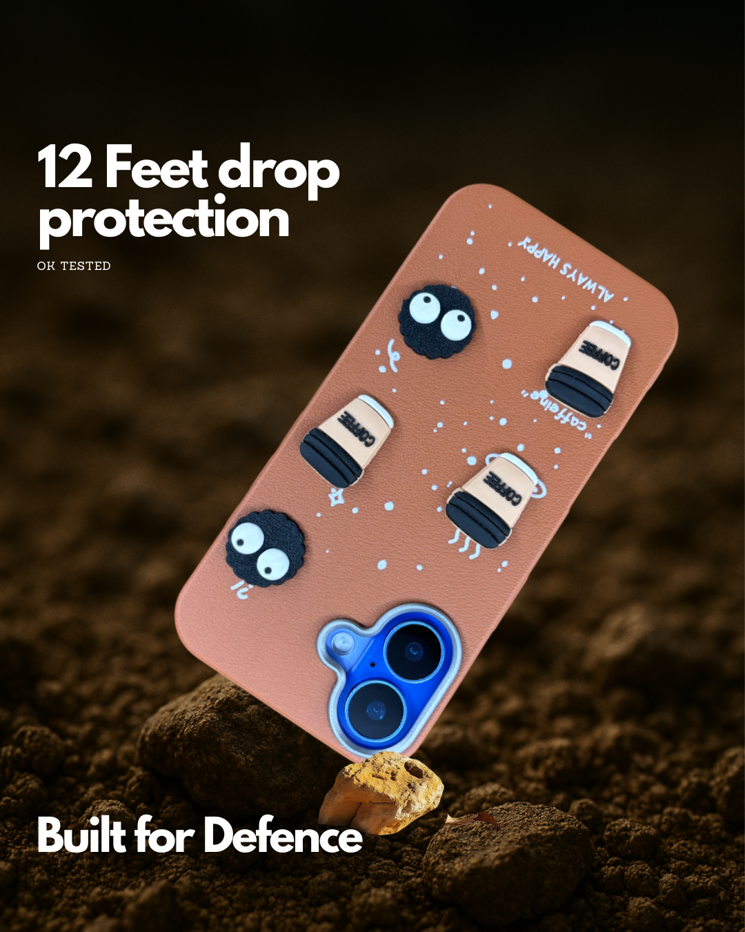 Coffee colour iPhone case