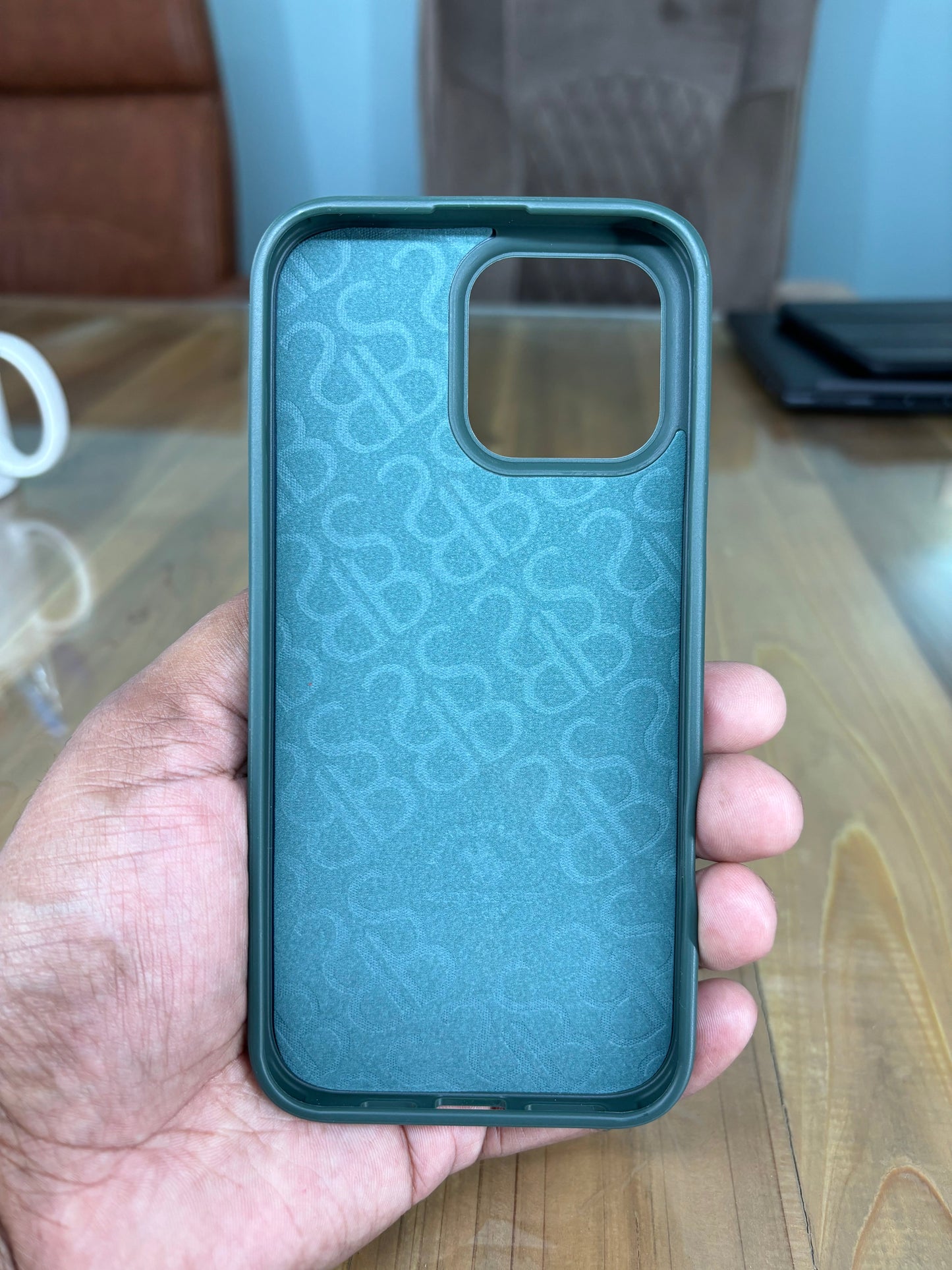 SB Eagle Embroidered Leather Case