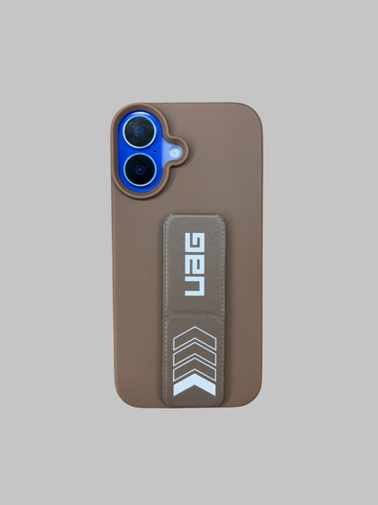 UAG Silicone Grip Case with Kickstand Strap for iPhone