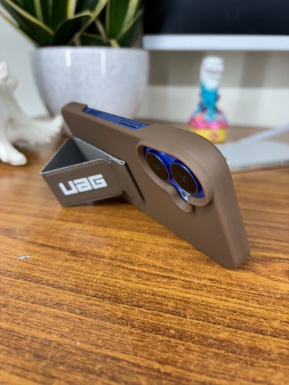 UAG Silicone Grip Case with Kickstand Strap for iPhone