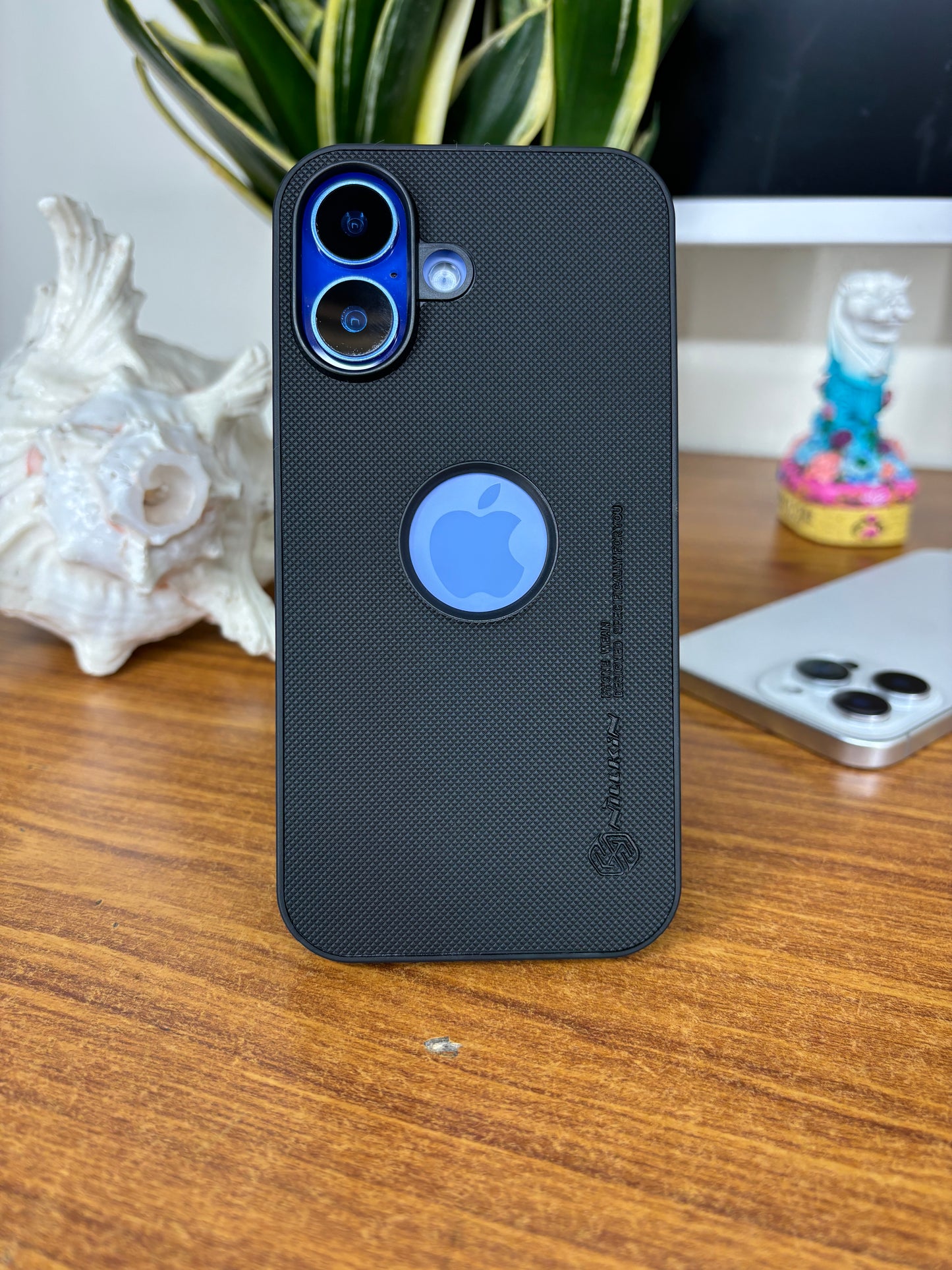 Black mat iphone case