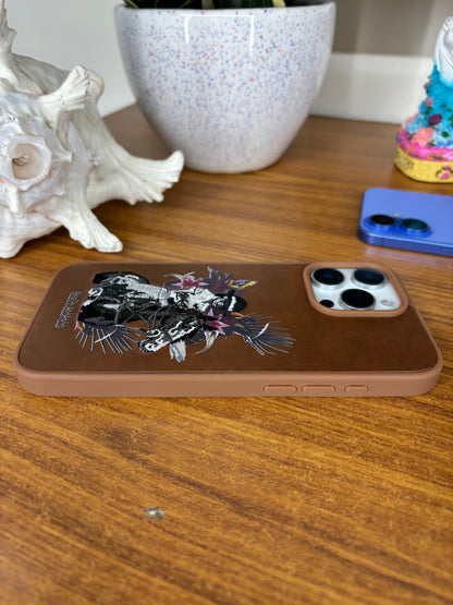 SB Premium Embroidered Leather Case