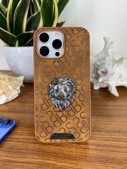 SB Premium Metal Lion Case