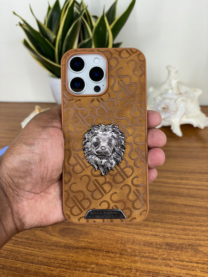 SB Premium Metal Lion Case